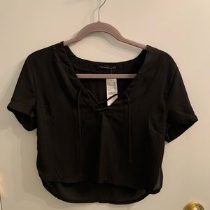 Brandy Melville Lace Up Crop Top